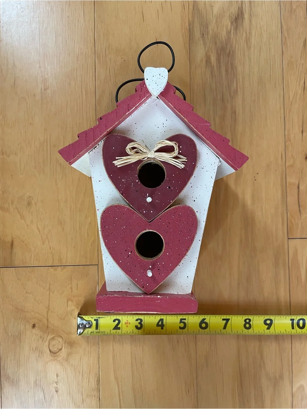 Heart Wooden Valentine Birdhouse